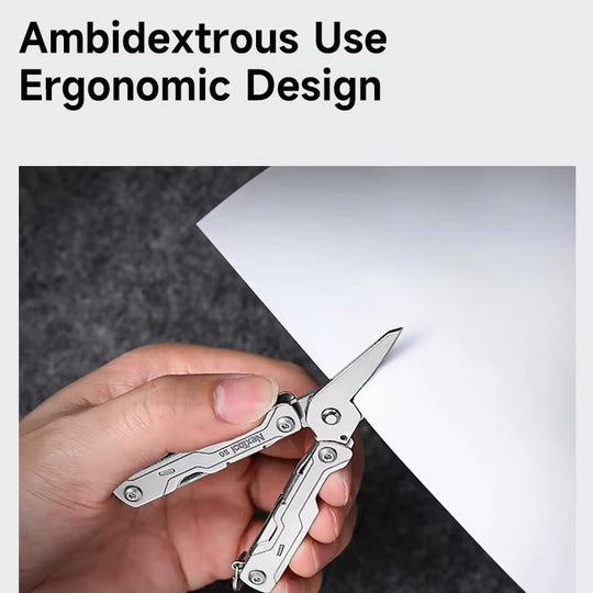 The Veylo:8-in-1 Multi-Functional Folding Compact EDC Tool