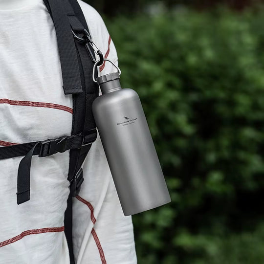 The Rovix:Pure Titanium Portable Heating with Loop Cap Bottle