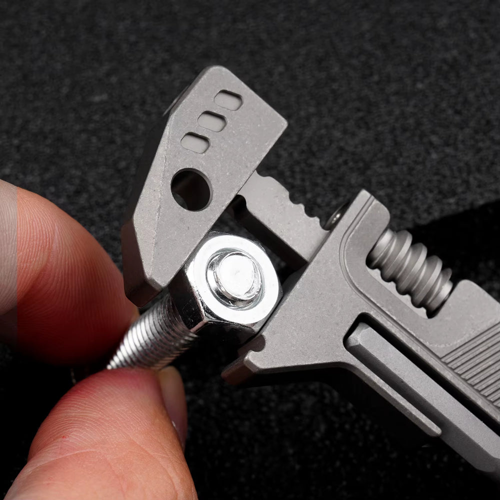Faithful Steed-Titanium EDC Mini Wrench Multi-Function Outdoor Go-Anywhere Tool