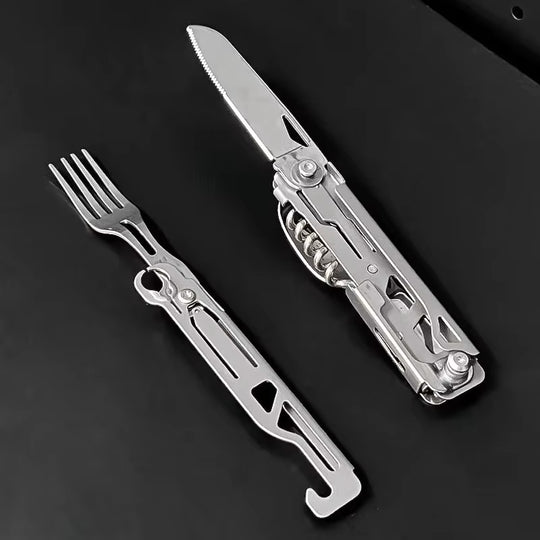 The Orion:6-in-1 Outdoor EDC Multi-Tool Cutlery Set