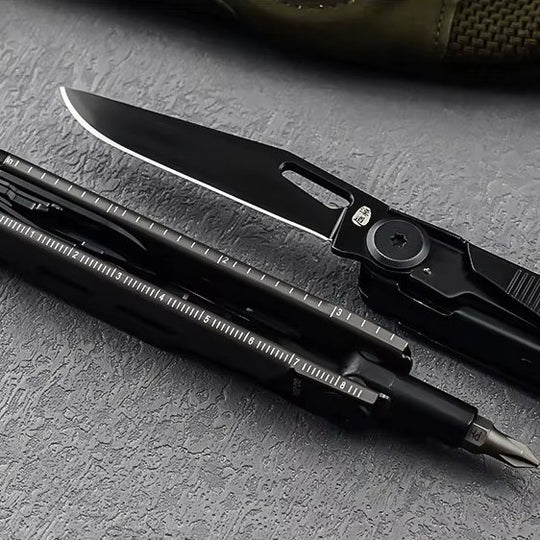 The Vortex: Portable Folding Survival Multi-Tool EDC Gear