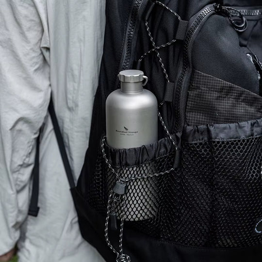 The Rovix:Pure Titanium Portable Heating with Loop Cap Bottle