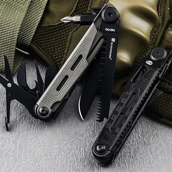 The Vortex: Portable Folding Survival Multi-Tool EDC Gear