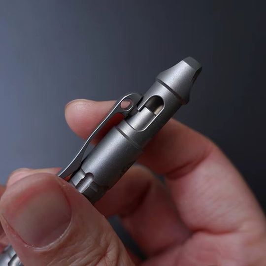 The Steel Spark:Mini Titanium Tactical Pen