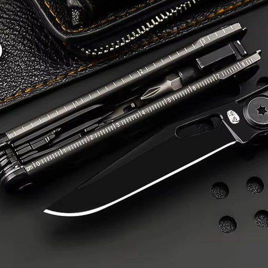 The Vortex: Portable Folding Survival Multi-Tool EDC Gear