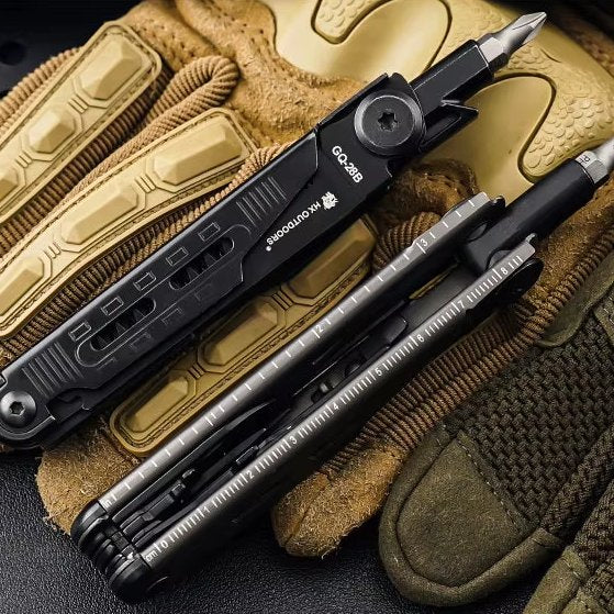 The Vortex: Portable Folding Survival Multi-Tool EDC Gear