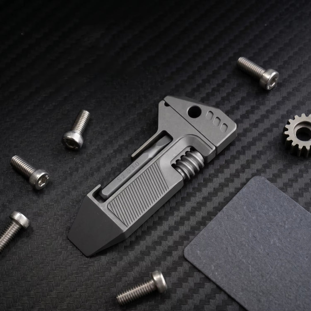 Faithful Steed-Titanium EDC Mini Wrench Multi-Function Outdoor Go-Anywhere Tool