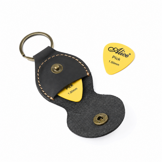 Vintage Crazy Horse Cowhide Guitar Pick Pouch