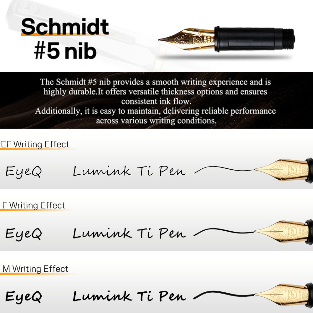 Lumink - The Definitive Pocket-to-Pro Titanium Fountain Pen