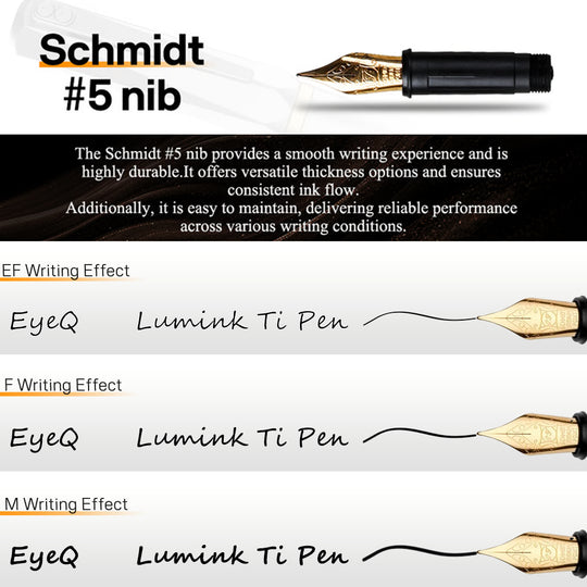Lumink - The Definitive Pocket-to-Pro Titanium Fountain Pen