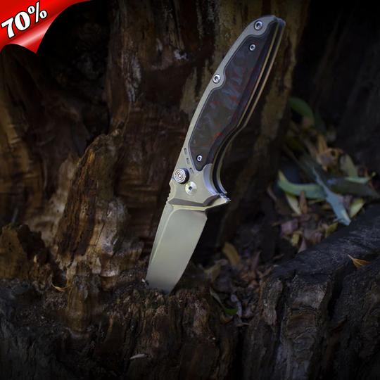 The Scarab Knife: Ti Handle & M390 Blade