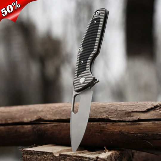 The Shadow Blade: Titanium Handle with M390 Blade EDC Knife