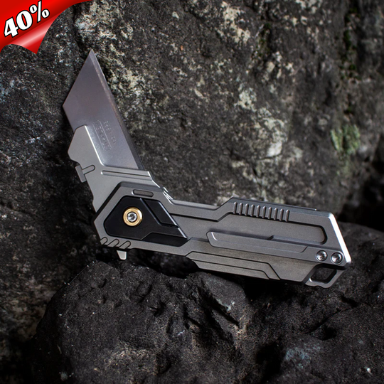 The Phantom 2.0: Enhanced Titanium Folding Utility Knife
