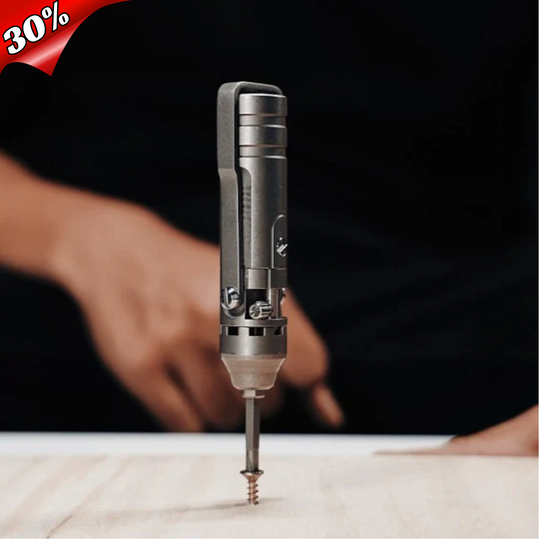 The GripNGo Driver | Titanium EDC Pocket Ratchet Screwdriver