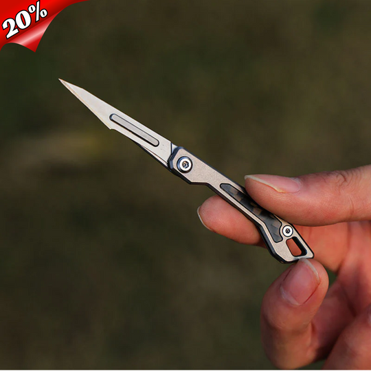 The WaspArmor Blade: Titanium Micro Folding Scalpel Knife
