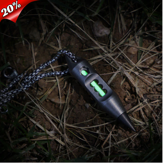 The Dark Fire: Titanium Multitool Pendant Lantern