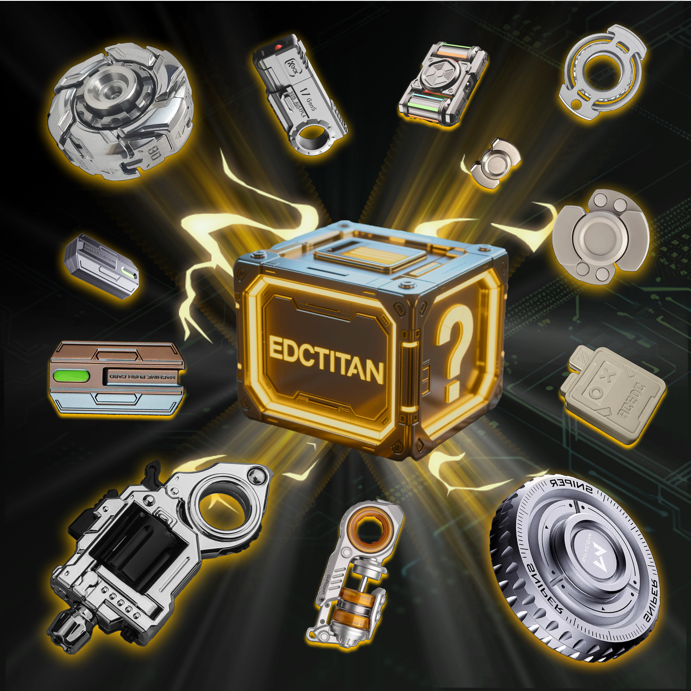 Mystery Fidget Box – Surprise EDC Fidget Toy Collection Gift Set – Edctitan