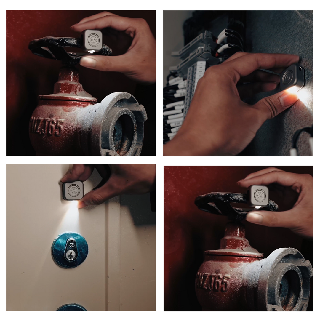 MagCoin: Titanium Magnetic Quick-Release Micro Flashlight