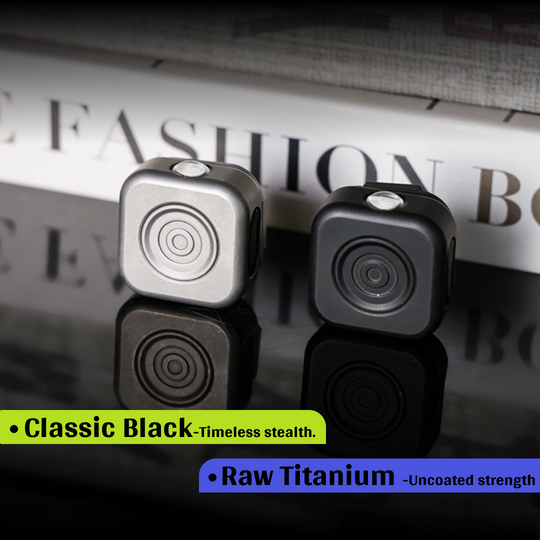 MagCoin: Titanium Magnetic Quick-Release Micro Flashlight