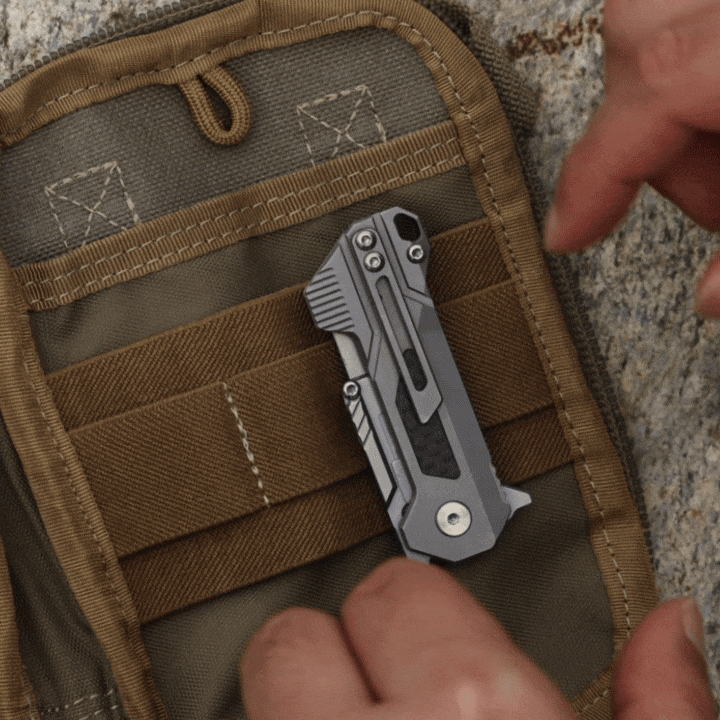 The WindSlice - Mini EDC Titanium Folding Utility Knife