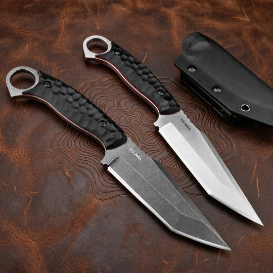 The Tharvex:7Cr13MoV Fixed Blade Survival G10 HandleEDC Knife