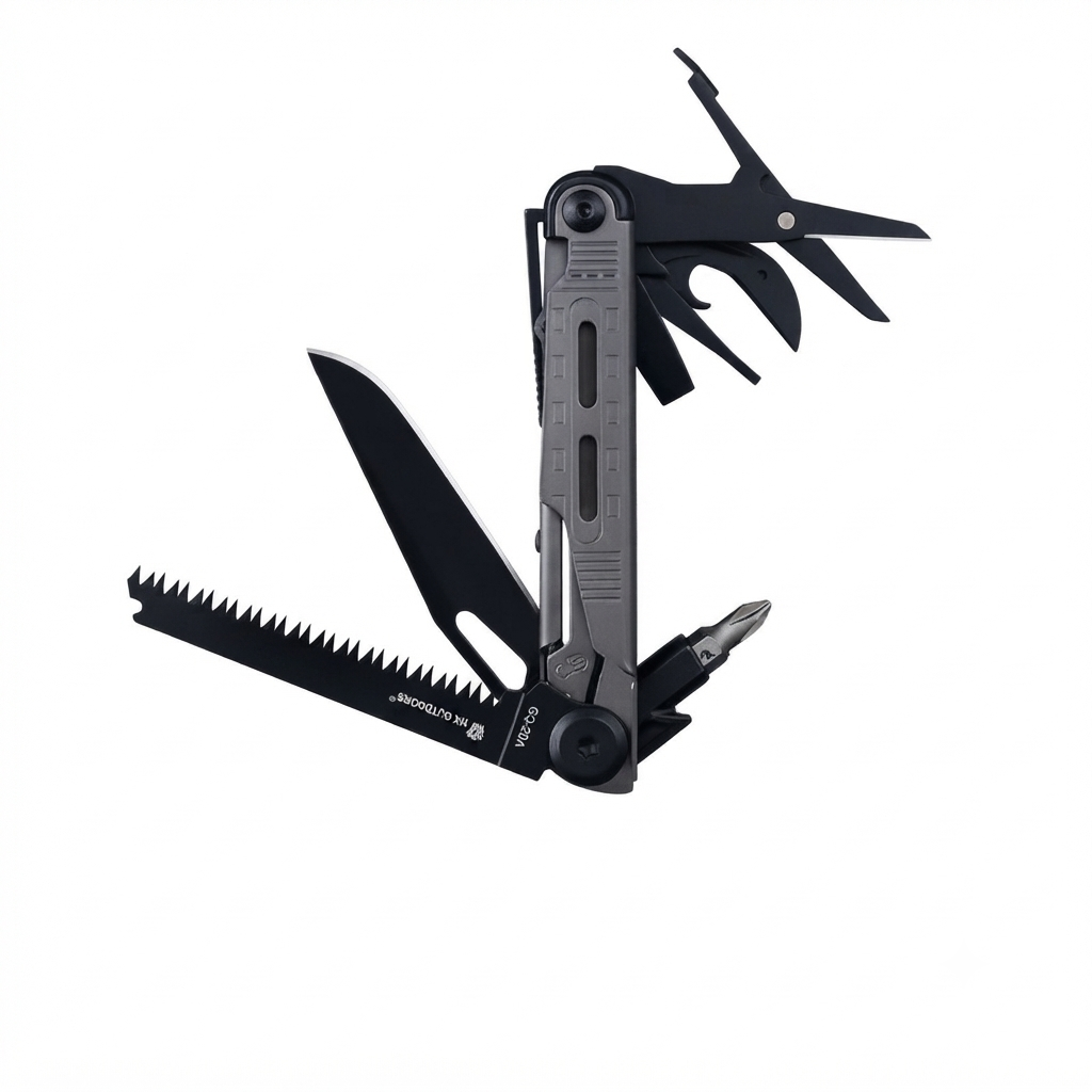 The Vortex: Portable Folding Survival Multi-Tool EDC Gear