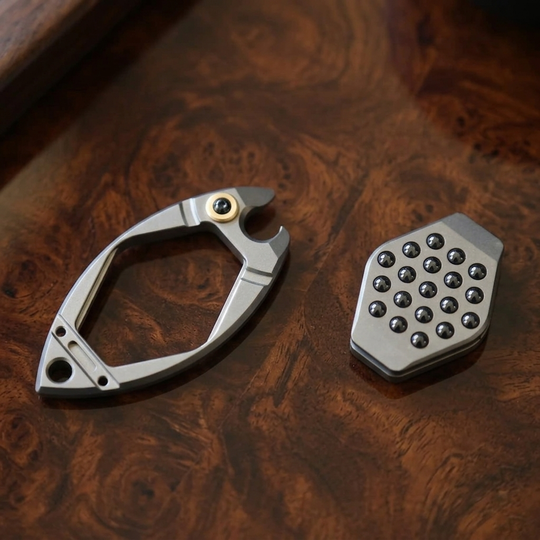 Bubble Fish:Titanium Pry Bar Detachable Multi-Tool Gear EDC Tool