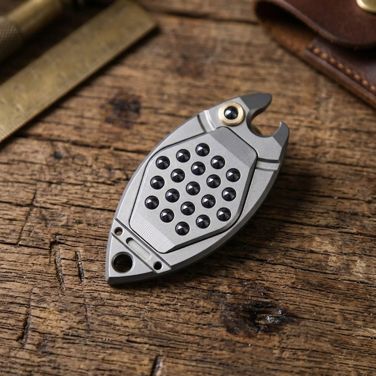 Bubble Fish:Titanium Pry Bar Detachable Multi-Tool Gear EDC Tool