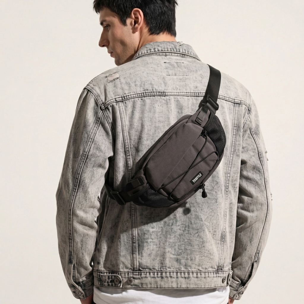 RideSling– Large-Capacity Cycling Chest Bag For Commuting, Travel & Daily Carry.