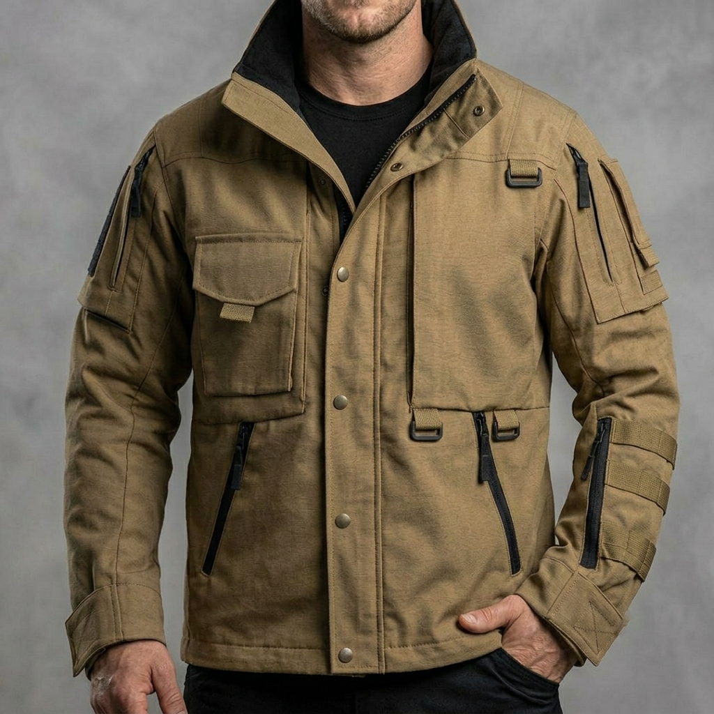 Invisible Fortress:Windproof Anti-Stab Anti-Scratch Wear-Resistant Tactical Men Jacket
