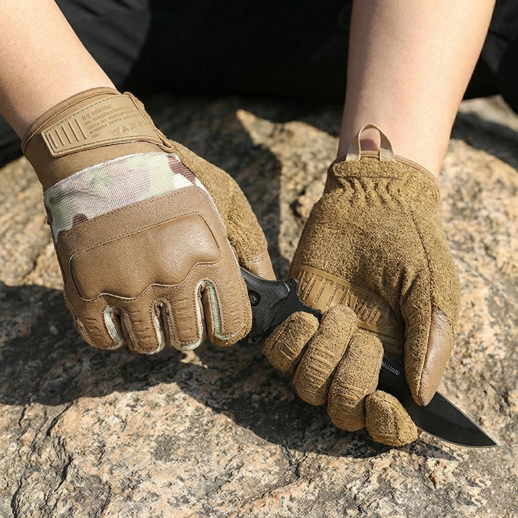 Liquid-Fit Grip: Touchscreen Tactical Gloves for All-Weather Riding