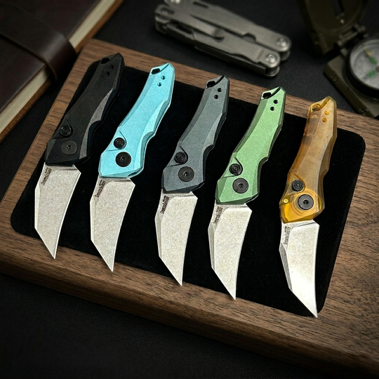 Rainbow Shield:Aluminum Handle Mini Outdoor Folding Pocket EDC Knife