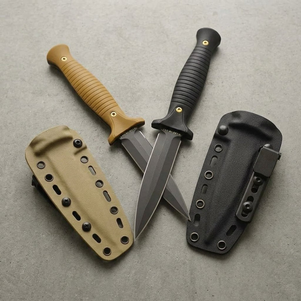 The Rovexis: 7CR13 Steel EDC Full Tang Knife with K-Sheath