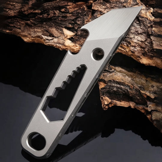The SharkFin:Mini Titanium EDC  Multi-Tool Pry Bar