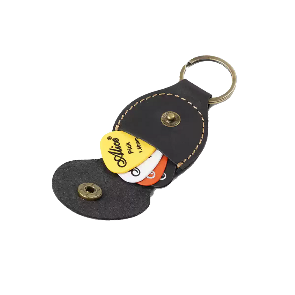 Vintage Crazy Horse Cowhide Guitar Pick Pouch