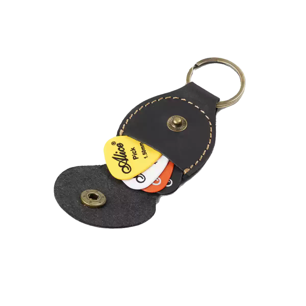 Vintage Crazy Horse Cowhide Guitar Pick Pouch