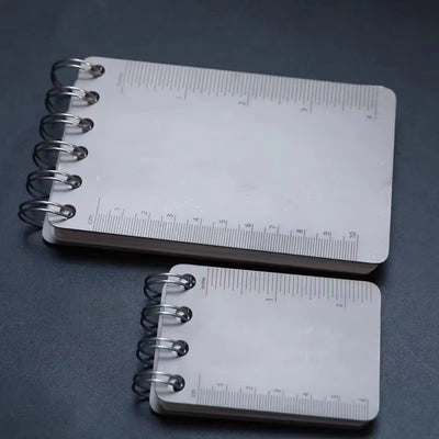 ADD-ONS: Titanium Notebook with Waterproof Paper