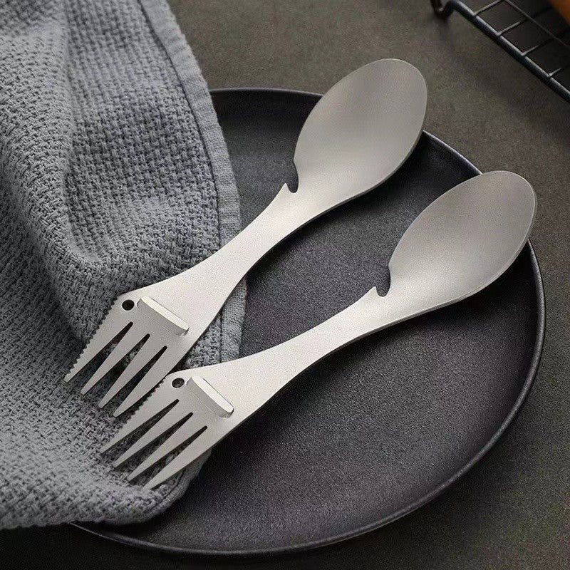 ADD-ONS: Titanium Spoon&Fork&Knife&Bottle Opener&Slicer