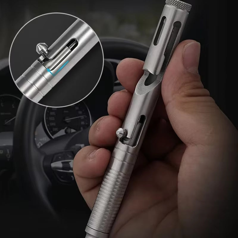 The BoltX:Titanium Mechanical Bolt Action EDC Tactical Pen