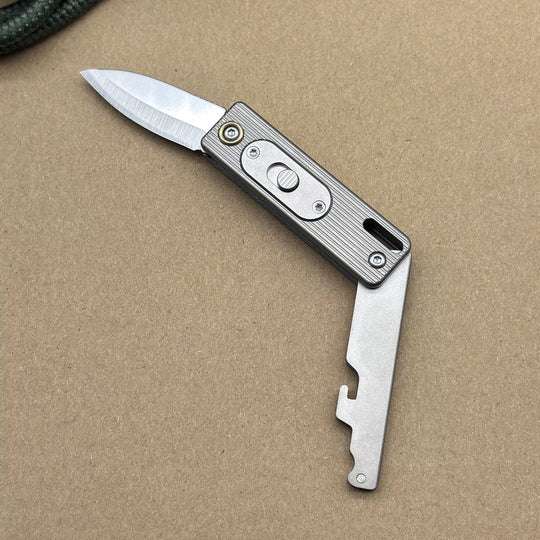 NanoTi | Precision D2 Steel EDC Keychain Utility Knife