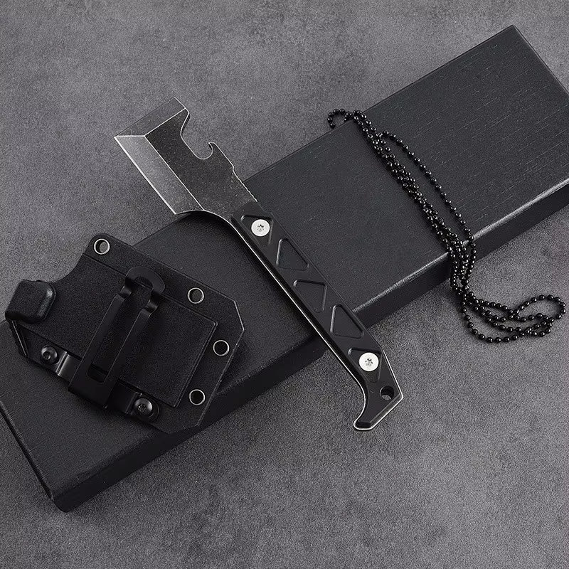 The Axe-Blade: One-piece Shovel Multi-tool EDC K-sheath Knife