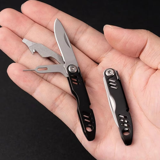 Tactical Pocket-Mite: The Ultimate 6-in-1 Keychain Companion for Daily Tasks