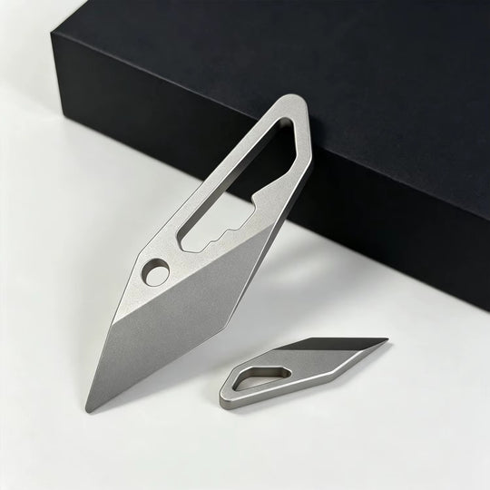 The Titan Fang:TC4 Titanium EDC Pry Bar & Screwdriver