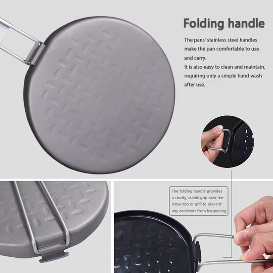 AeroTitan：Lightweight Foldable Titanium Skillet