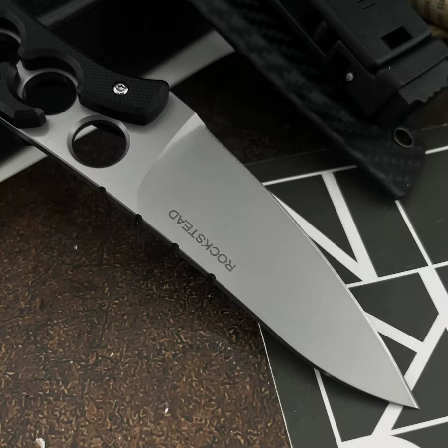 Steel Companion:Knuckle Guard EDC Self-Defense Fixed Blade Knife