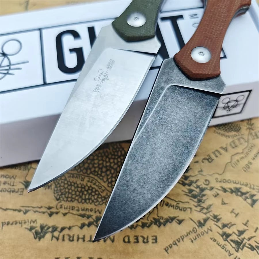 The Xavrik:D2 Steel Full-Tang EDC Outdoor Knife