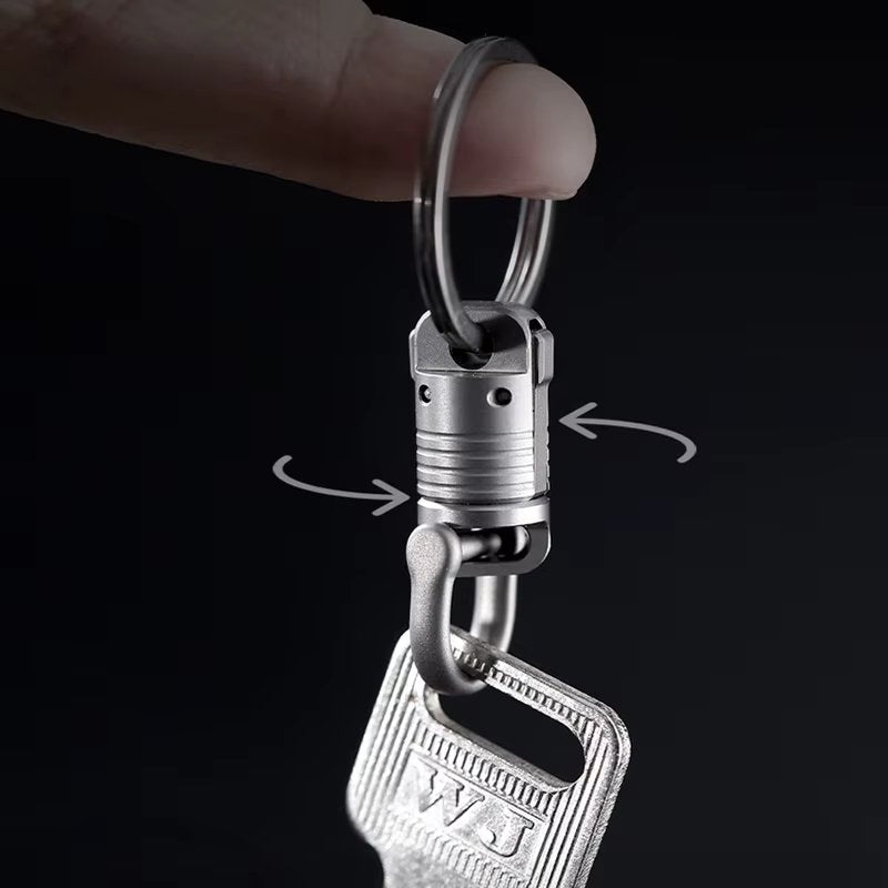 Magic Levitation:Titanium Alloy Magnetic Keychain Universal Snap Connector Buckle Set