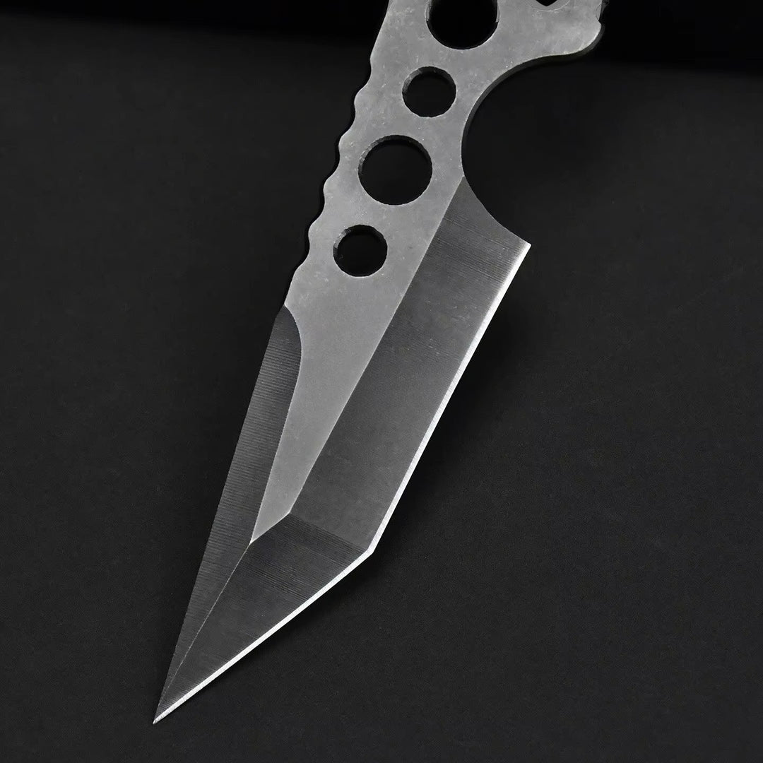 The Boke:440C Steel Fixed Blade Finger Loop EDC Tactical Knife