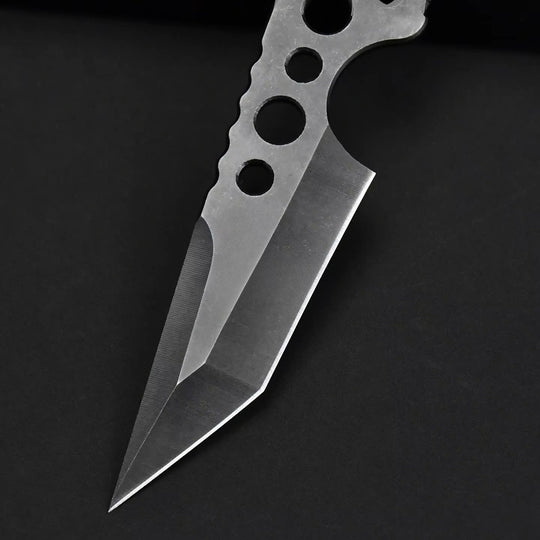 The Boke:440C Steel Fixed Blade Finger Loop EDC Tactical Knife