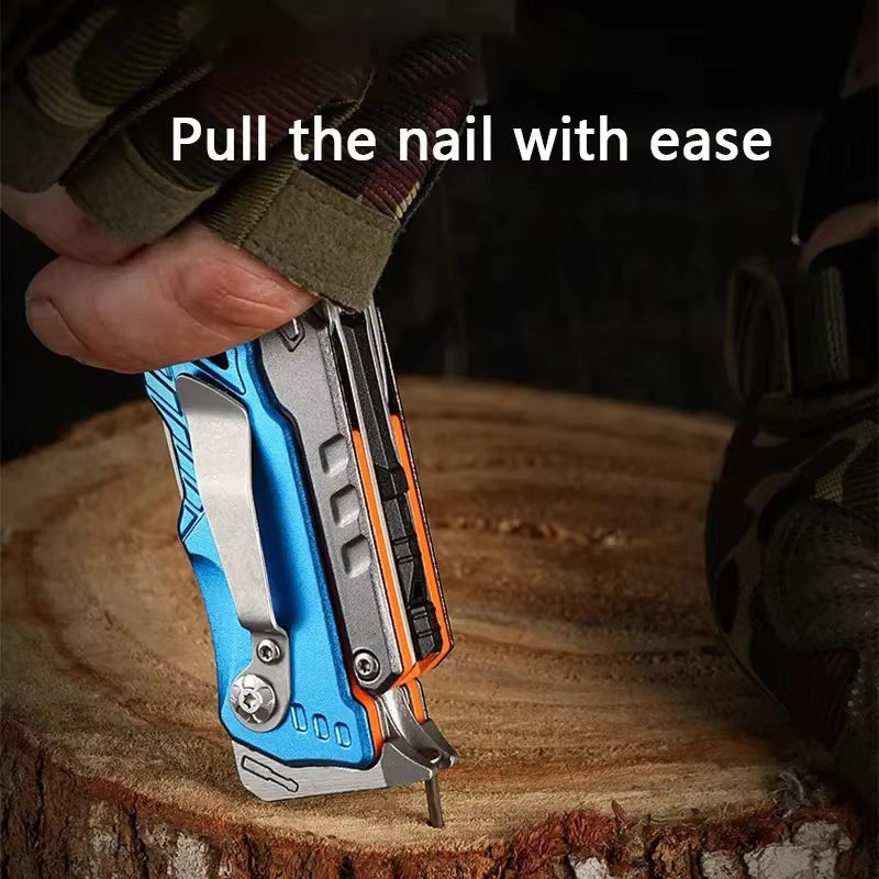 The Transformer:Portable Folding 12-in-1 Multi-Tool Outdoor EDC Gear